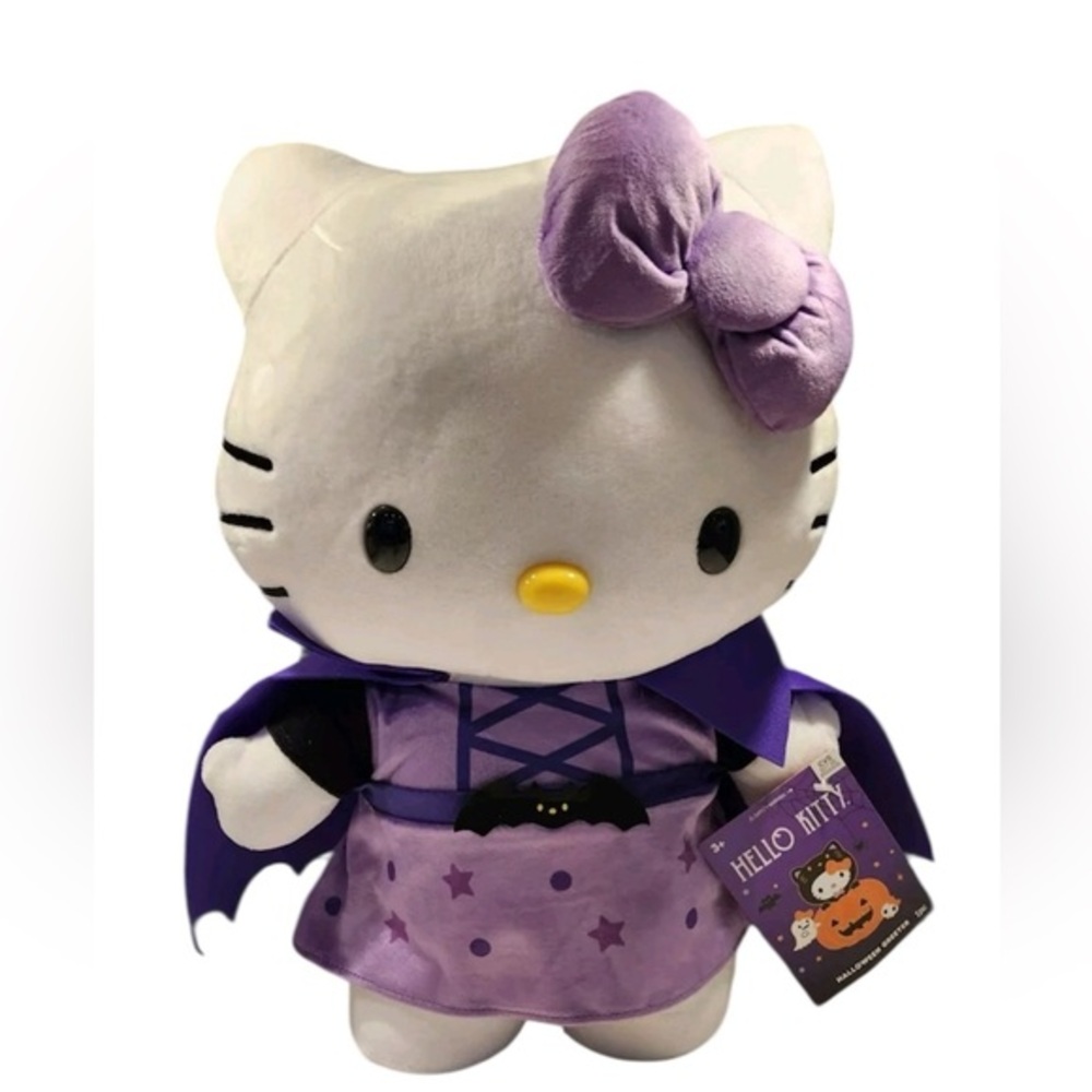 Hello Kitty purple Halloween Vampire Door Greeter (2024)